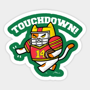 TOUCHDOWN! Sticker